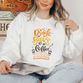 Buchen, Leser, Lover Geschenk buchen, Kaffee Lover Sweatshirt