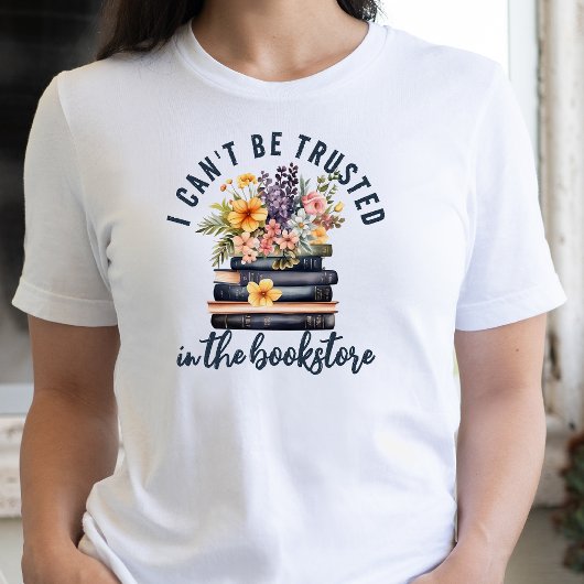 Buchen Lover kann nicht vertrauenswürdig Buchhandl T-Shirt