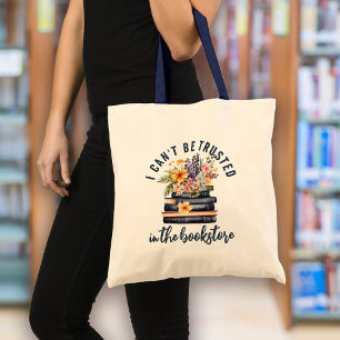 Buchen Lover kann nicht vertrauenswürdig Buchhandl Tragetasche