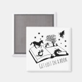 Buchen Lovers Love Love Love Love im Buch Kunst Magnet (Vorderseite/Rückseite)