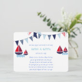 Buchen, Segelboote, nautisch, individuell Begleitkarte