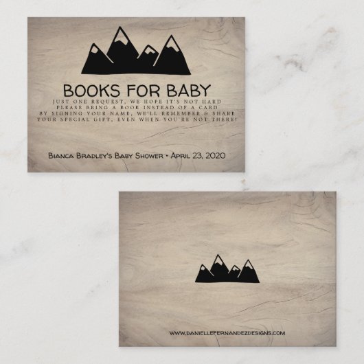 Buchen Sie Adventure Awaits Mountain Begleitkarte (Vorne/Hinten)