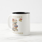 Buchen Sie alles zu Weihnachten gebucht Zweifarbige Tasse (Vorderseite Links)