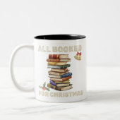 Buchen Sie alles zu Weihnachten gebucht Zweifarbige Tasse (Links)