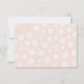 Buchen Sie Baby Dusche Neutral Es ist kalt draußen Einladung (Rückseite)