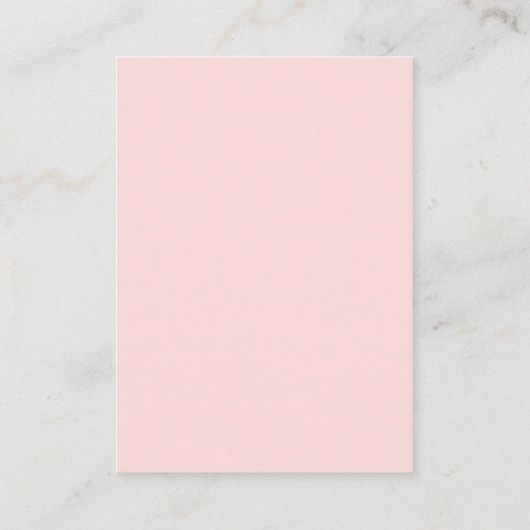 Buchen Sie Baby Dusche Stork Gold Star Rosa Begleitkarte (Rückseite)