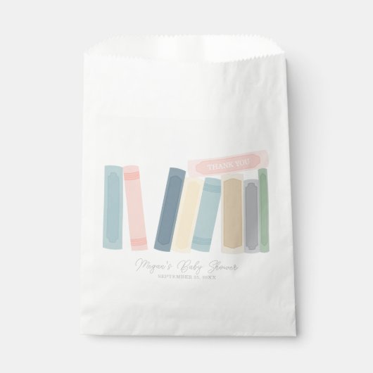 Buchen Sie Baby Showbücher Geschenktütchen (Vorderseite)