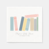 Buchen Sie Baby Showbücher Serviette (Vorderseite)