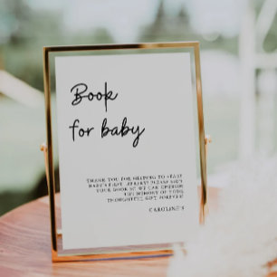 Buchen Sie Baby Sign, Baby Dusche Einladung