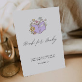 Buchen Sie Baby Sign, Baby Dusche Einladung