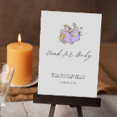 Buchen Sie Baby Sign, Baby Dusche Einladung