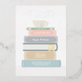 Buchen Sie Babydusche Folieneinladung (Vorderseite)