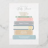 Buchen Sie Babydusche Folieneinladung (Vorderseite)