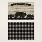 Buchen Sie Boy Baby Shower Lumberjack Kariert Bär  (Vorne & Hinten)