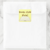 Buchen Sie Club Pick Promos Quadratischer Aufkleber (Tasche)
