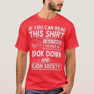 Buchen Sie das lustige Buch und die Neuheit der Ge T-Shirt