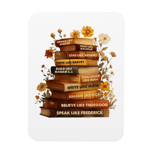 Buchen Sie den Black History Month Magnet (Vertikal)