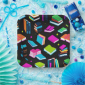 Buchen Sie den farbenfrohen Platz Pappteller (Party)