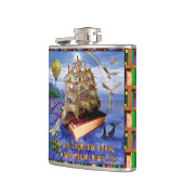 Buchen Sie die Seezunge mit Emily Dickinson Zitat Flachmann (Links)