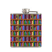 Buchen Sie die Seezunge mit Emily Dickinson Zitat Flachmann (Rückseite)