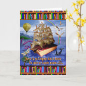 Buchen Sie die Seezunge mit Emily Dickinson Zitat Karte (Gelbe Blume)