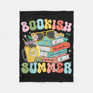 Buchen Sie die Sommer trendy Liebe Reading for Boo Fleecedecke