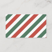 Buchen Sie die Weihnachtskarte für das Party Begleitkarte (Rückseite)