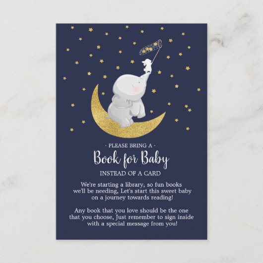 Buchen Sie ein Star Bunny Elephant Book für Ihre B Begleitkarte (Vorderseite)