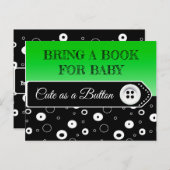 Buchen Sie eine Baby-Showkarte Einladungspostkarte (Vorne/Hinten)