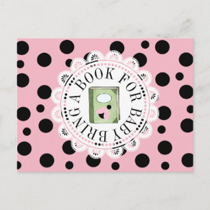 Buchen Sie eine Baby-Showkarte Einladungspostkarte