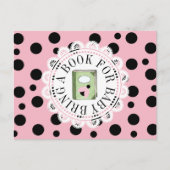 Buchen Sie eine Baby-Showkarte Einladungspostkarte (Vorderseite)