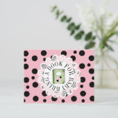 Buchen Sie eine Baby-Showkarte Einladungspostkarte (Stehend Vorderseite)