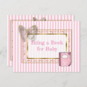 Buchen Sie eine Baby-Showkarte Einladungspostkarte (Vorne/Hinten)