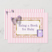 Buchen Sie eine Baby-Showkarte Einladungspostkarte (Vorne/Hinten)