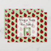 Buchen Sie eine Baby-Showkarte Einladungspostkarte (Vorne/Hinten)