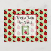 Buchen Sie eine Baby-Showkarte Einladungspostkarte (Vorderseite)