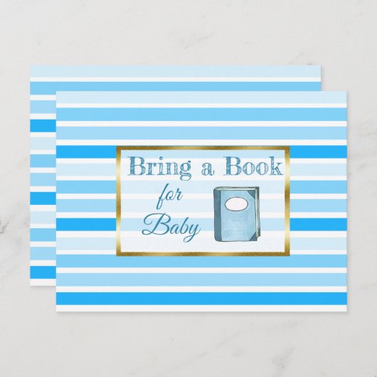 Buchen Sie eine Baby-Showkarte Einladungspostkarte (Vorne/Hinten)