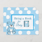 Buchen Sie eine Baby-Showkarte Einladungspostkarte (Vorne/Hinten)