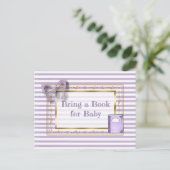 Buchen Sie eine Baby-Showkarte Einladungspostkarte (Stehend Vorderseite)