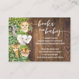 Buchen Sie eine Rustic Safari Baby Duschkarte Platzkarte