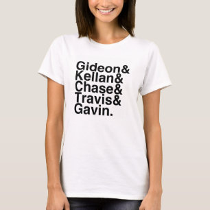 Buchen Sie Freund Gideon, Kellan, Verfolgung, T-Shirt