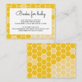 Buchen Sie für die Babydusche von Yellow Bumble Begleitkarte (Vorne/Hinten)