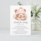 Buchen Sie für ein Baby Begleitkarte (Stehend Vorderseite)