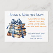 Buchen Sie für Ihr Baby | Babydusche Begleitkarte (Vorderseite)