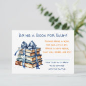 Buchen Sie für Ihr Baby | Babydusche Begleitkarte (Stehend Vorderseite)
