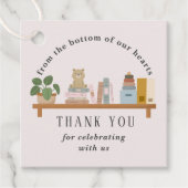 Buchen Sie Ihr Shelf Baby Shower Girl Geschenkanhänger (Vorderseite)