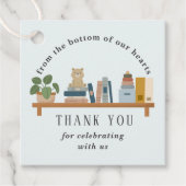 Buchen Sie Ihre Shelf Baby Dusche Light Blue Boy Geschenkanhänger (Vorderseite)