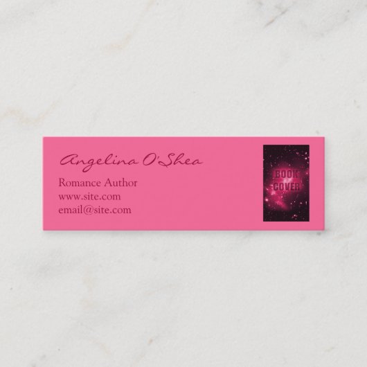 Buchen Sie Ihre Skinny Business Card Mini Visitenkarte (Vorderseite)