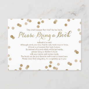 Buchen Sie Imitate Gold Confetti Moderne Beilage C Begleitkarte
