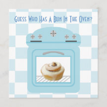 Buchen Sie in der Oven Baby Boy Blue Baby Dusche